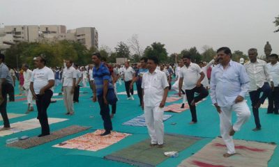 celebrating international yoga day5