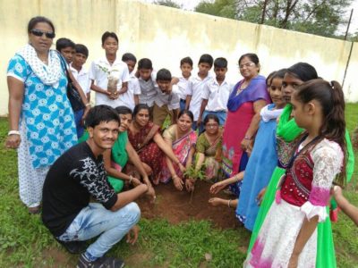 tree plantation at govt school5